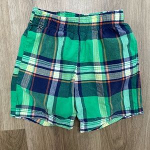 Carter’s Boy’s Plaid Shorts (12‎ months)